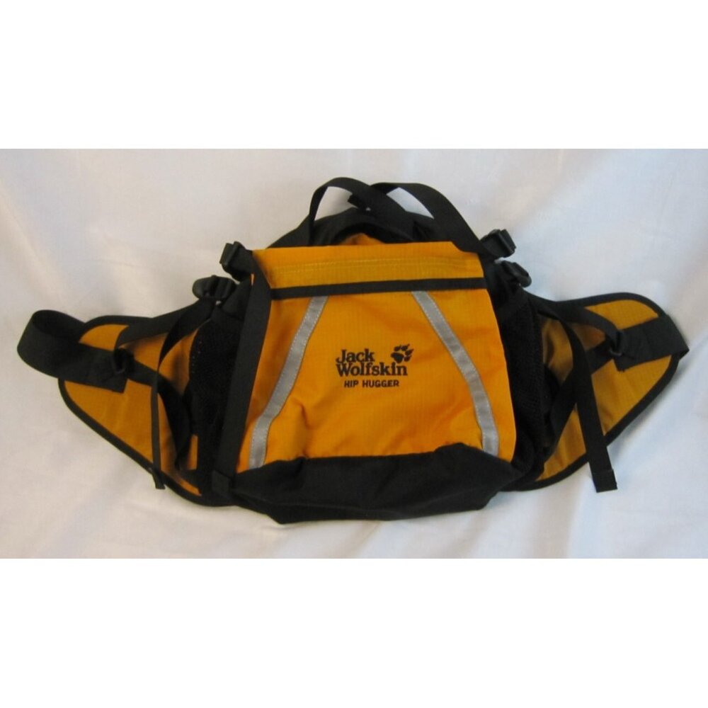 Jack Wolfskin Hip Hugger Lumbar Fanny Waist Pack Bag Hike - Orange